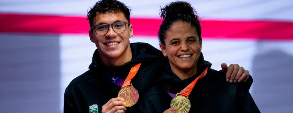 Natação do SESI-SP conquista ouros e recordes nos Jogos Sul-Americanos Santa Fé 2026