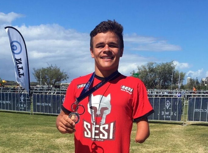Carlos Rafael conquista a Prata na World Paratriathlon Series em Gold Coast/AUS