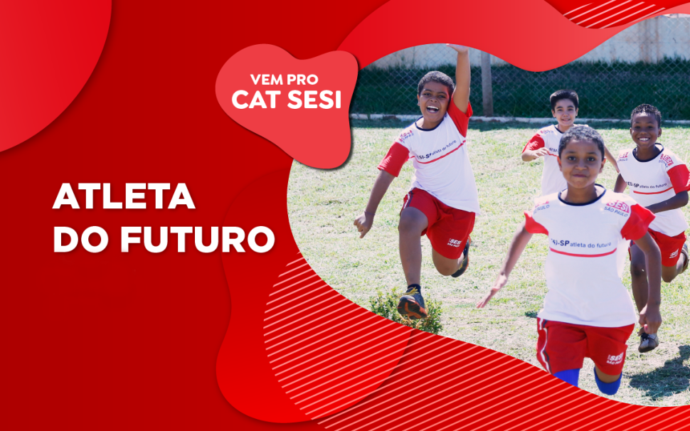 Vagas gratuitas para o Programa Atleta do Futuro no Sesi São Carlos