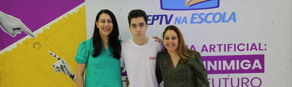 Aluno do SESI São Carlos conquista 1º lugar na 25ª edição do EPTV na Escola com redação sobre Inteligência Artificial