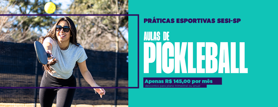 Pickleball chega ao SESI São Carlos com novas turmas