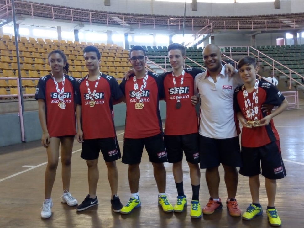 Atletas de Badminton do SESI São José do Rio Preto conquistam sete medalhas em Campeonato Estadual