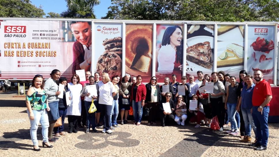 SESI-SP e Tereos encerram cursos em Tanabi e Unidade Móvel de Vida Saudável parte para Pitangueiras