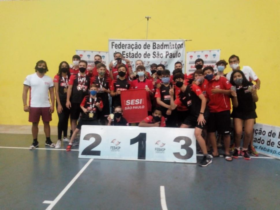 Badminton do Sesi São José do Rio Preto leva 12 medalhas em 2º etapa do estadual