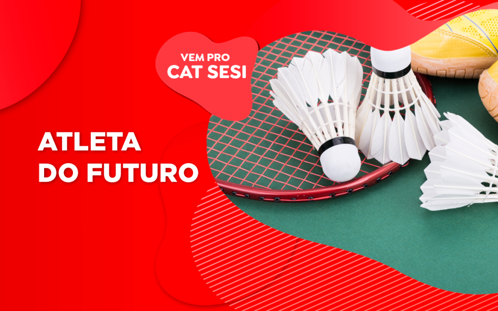 Programa Atleta do Futuro abre inscrições gratuitas para turmas de badminton e vôlei