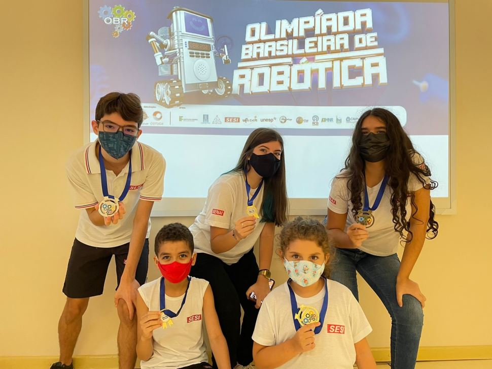 Alunos da Escola Sesi de Fernandópolis são destaque em competições nacionais  