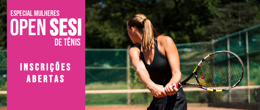 Sesi Rio Preto promove torneio de tênis para celebrar o Dia Internacional da Mulher 