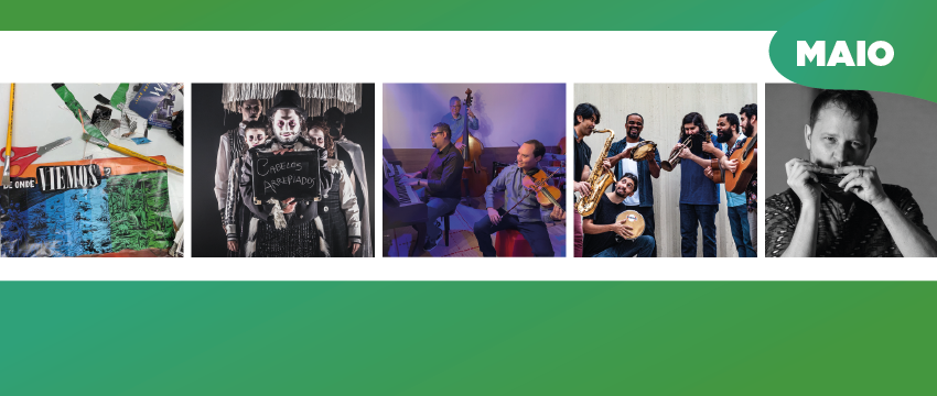 Programação de maio do Sesi Rio Preto traz oficina, teatro e apresentações musicais 