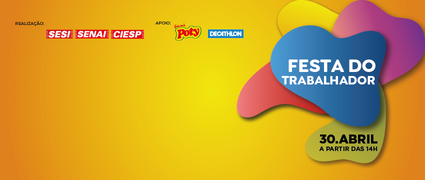 Sesi Rio Preto abre portões para receber trabalhadores da indústria em evento que comemora o Dia do Trabalho