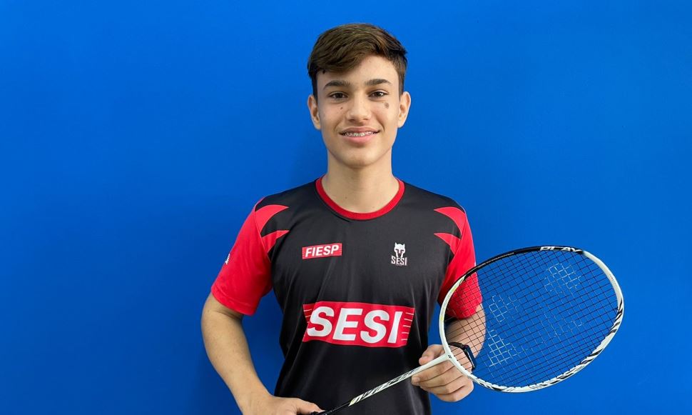 Atleta de Badminton do Sesi Rio Preto vai representar Seleção Brasileira no Pan-Americano Júnior