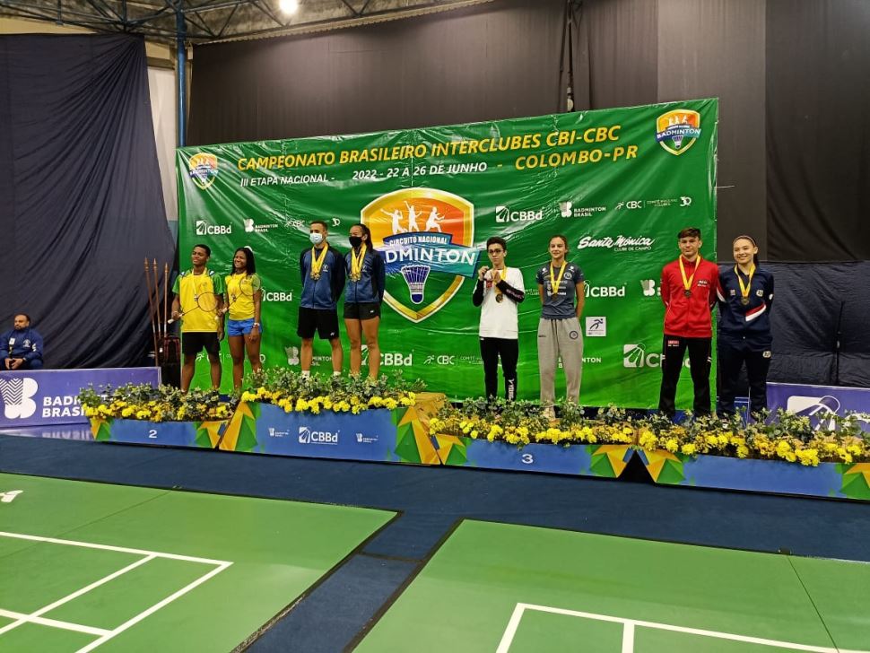 Atletas do Sesi Rio Preto conquistam medalhas em Campeonato Brasileiro de Badminton