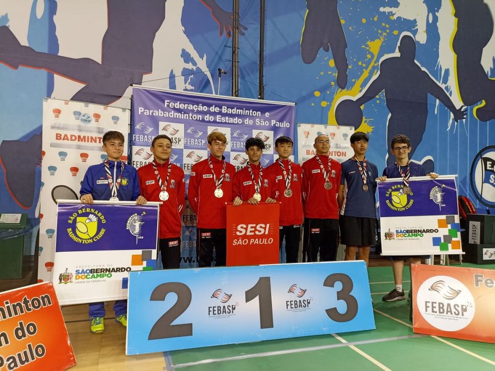 Equipe de Badminton do Sesi Rio Preto conquista 23 medalhas em etapa de Campeonato Estadual 