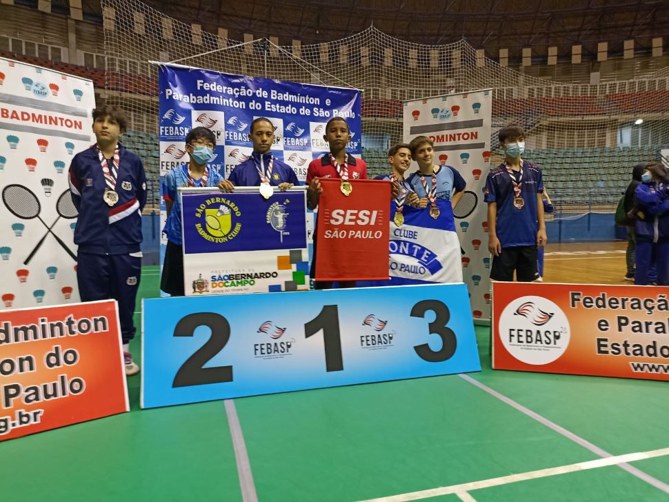 Atleta do Sesi Rio Preto é líder em ranking nacional de Badminton 