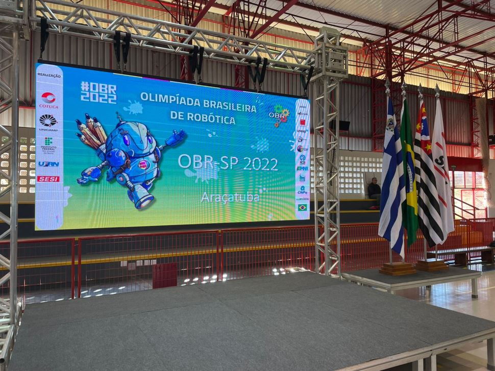 Escolas Sesi da região participam de etapa regional da Olimpíada Brasileira de Robótica