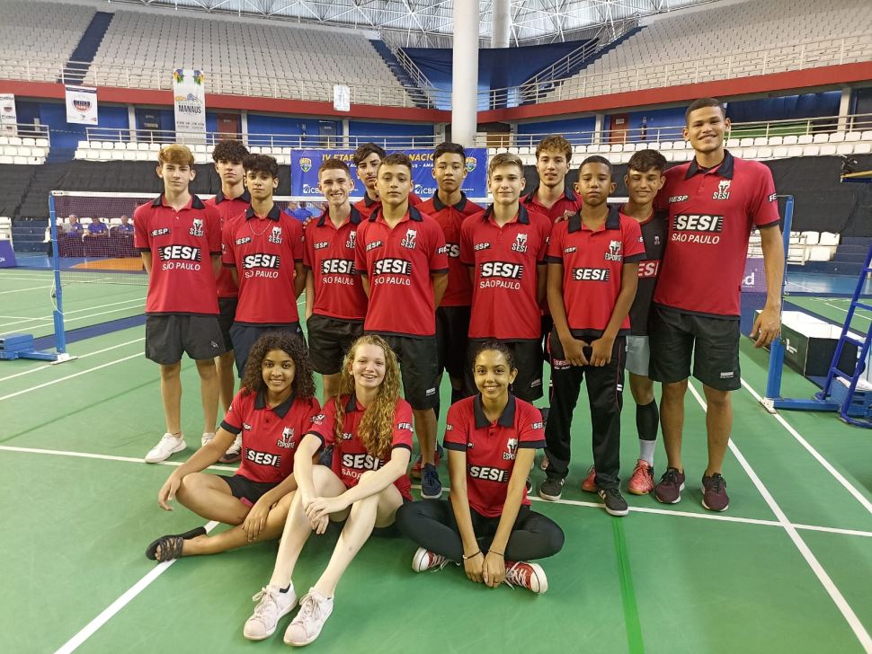Badminton do Sesi Rio Preto conquista duas medalhas em campeonato nacional 