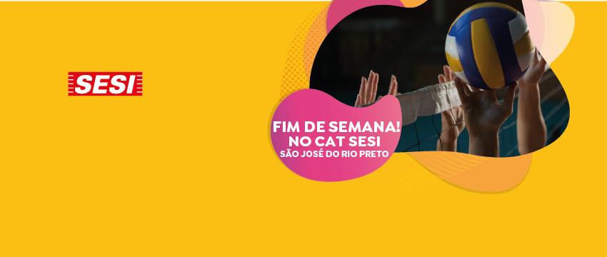 Inscreva-se nas atividades do CAT Sesi deste fim de semana (20 e 21 de agosto)