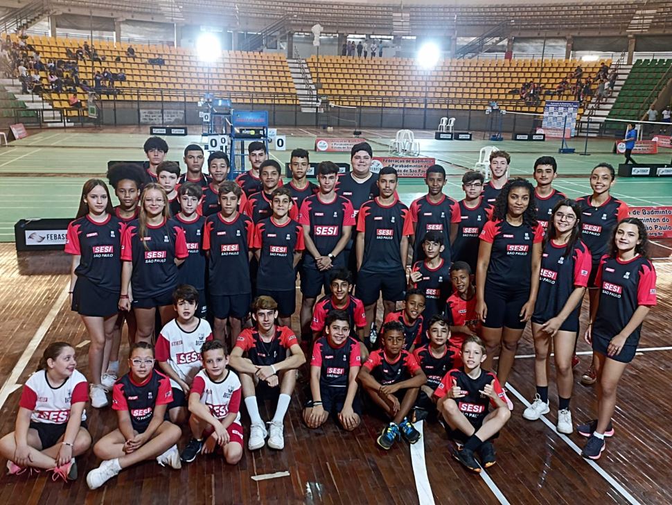 Badminton do Sesi Rio Preto conquista 38 medalhas na 4ª etapa do campeonato estadual