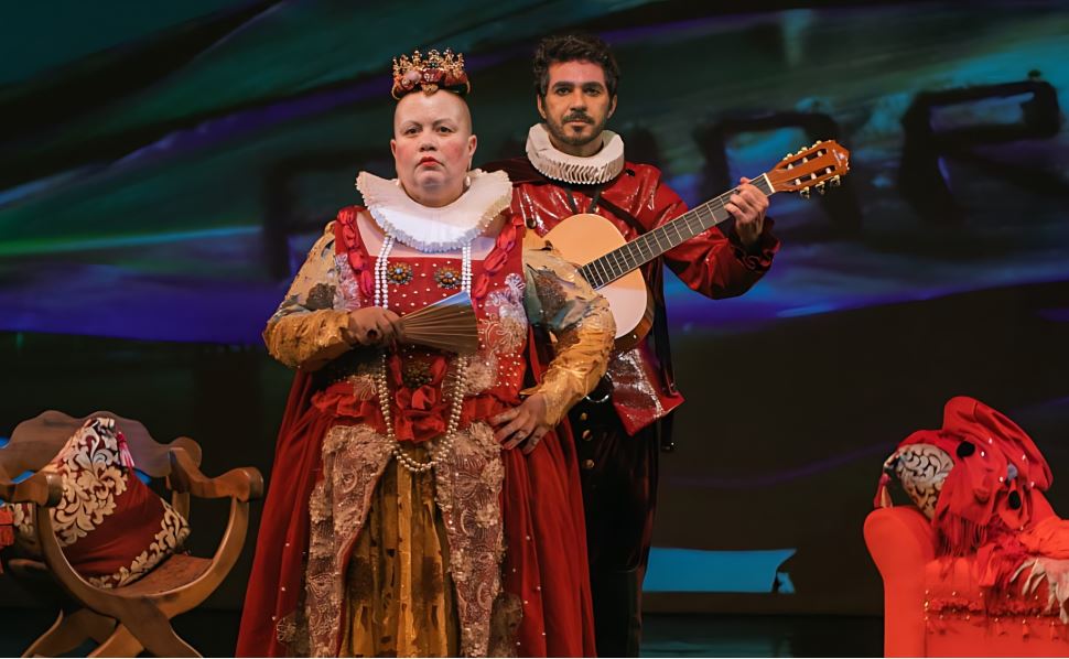 Espetáculo traz encontro de Rainha Elizabeth I com Shakespeare