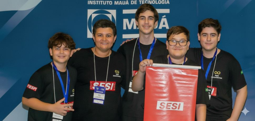 Alunos do SESI Fernandópolis são premiados na Olimpíada Brasileira de Robótica