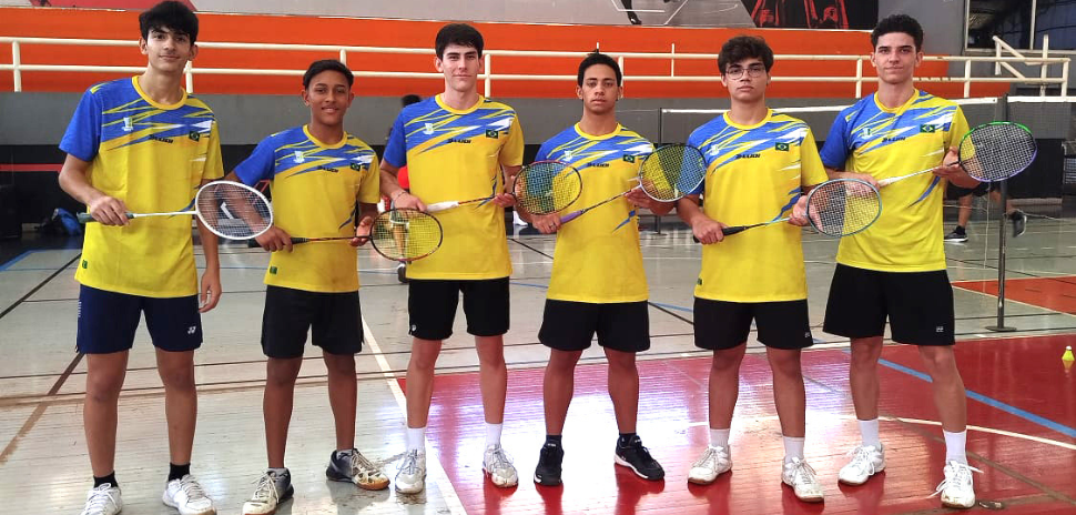Seis atletas do Sesi Rio Preto convocados para o Sul-Americano de Badminton na Colômbia 
