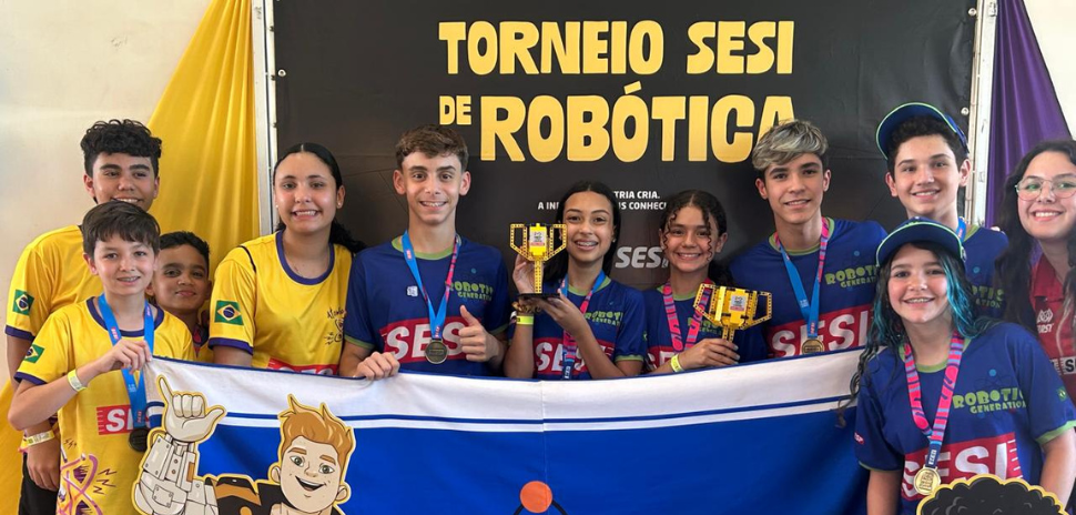 SESI Rio Preto foi destaque no Torneio SESI de Robótica