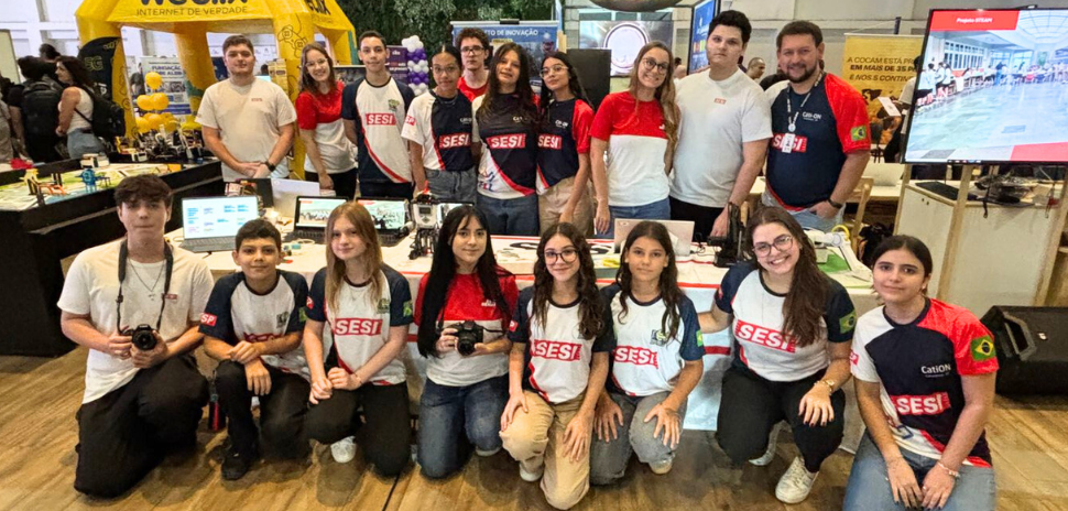 Estudantes da escola SESI Catanduva participam da feira “ACE Emprega Catanduva”