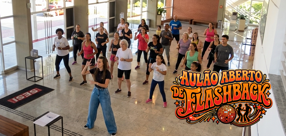 Sesi Rio Preto terá “Aulão Aberto de Flashback” aberto a toda população nesta sexta-feira, 15 de maio