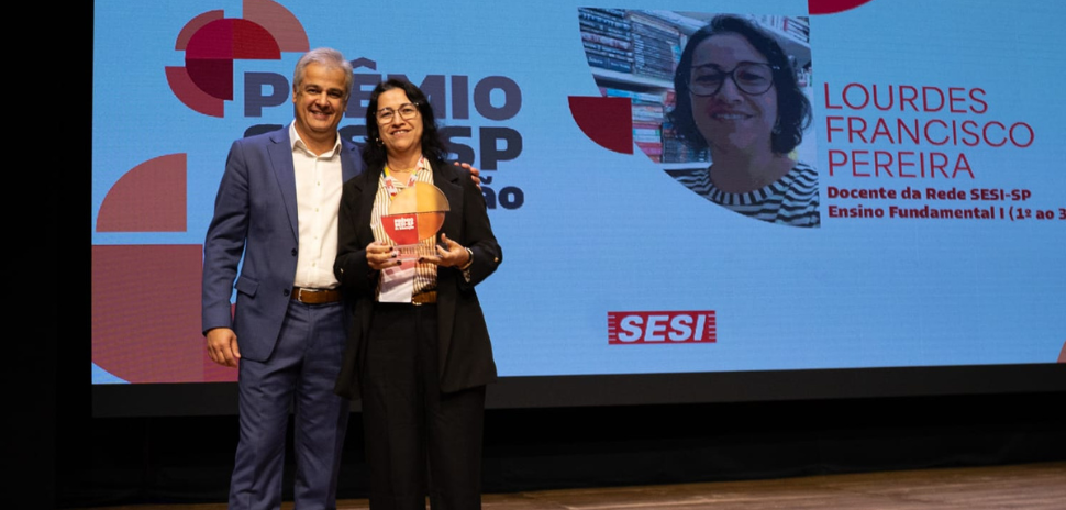 Professora do Sesi Bebedouro é uma das vencedoras do Prêmio SESI-SP de Educação 2026