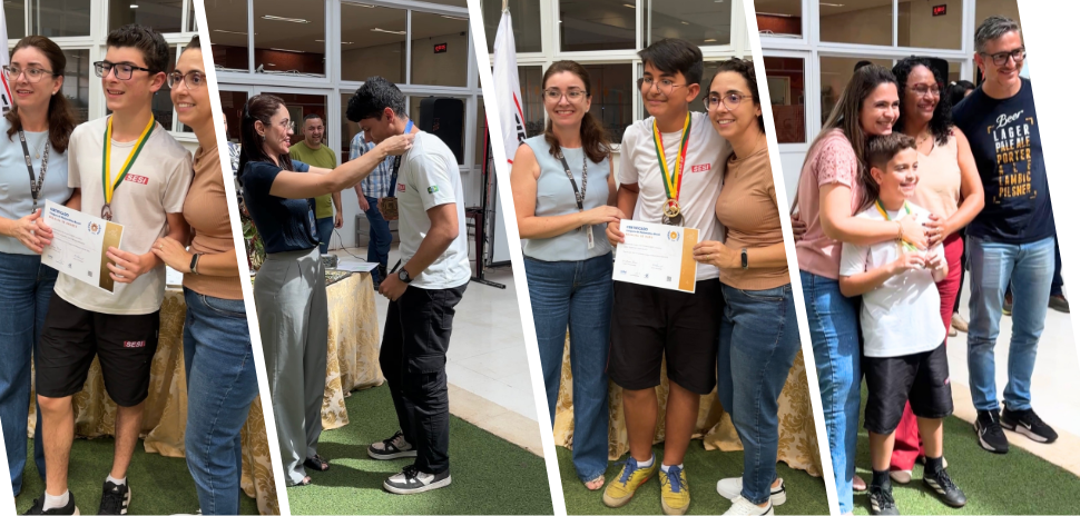 Alunos da Escola SESI Waldemar Verdi Júnior conquistam mais de 130 medalhas em olimpíadas estudantis 