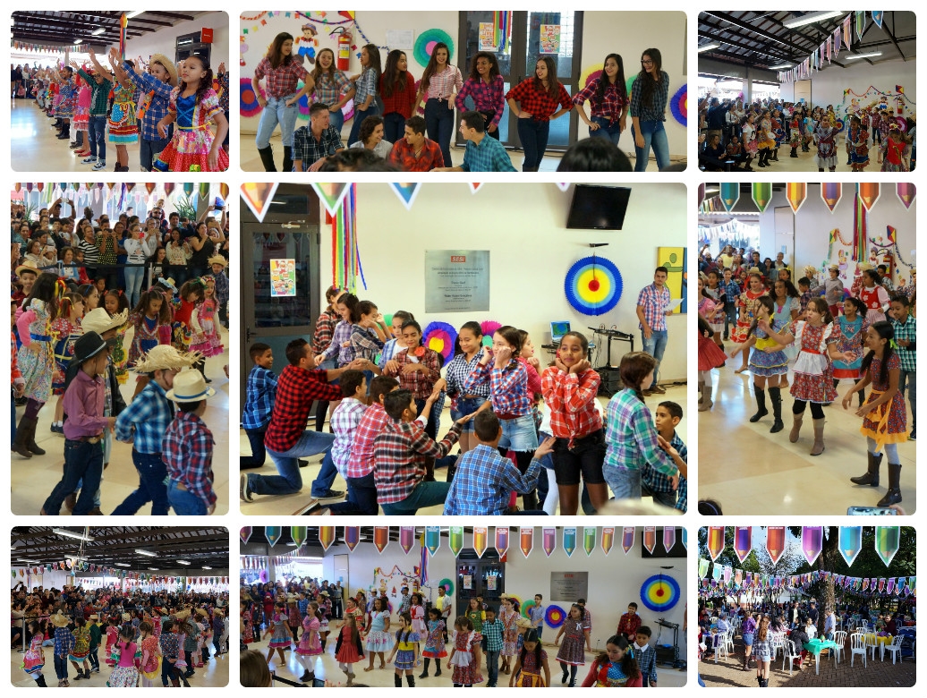 mosaico festa junina