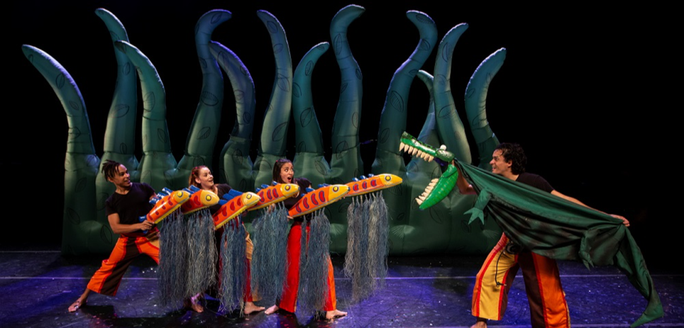  Sesi Sertãozinho recebe espetáculo de teatro infantil que conscientiza sobre a preservação da fauna brasileira