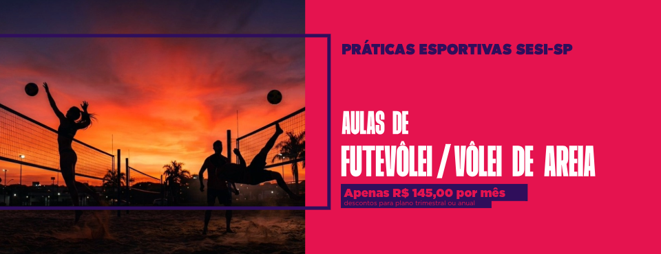 Bem-estar em jogo: conheça as vantagens dos esportes de areia no Sesi Sertãozinho