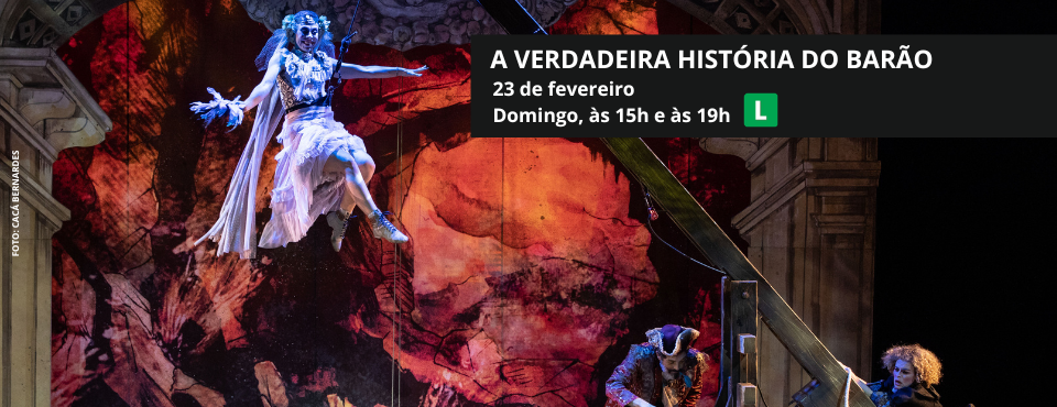 ‘A verdadeira história do Barão’ homenageia um famoso contador de aventuras da literatura, no Centro Cultural SESI Sorocaba