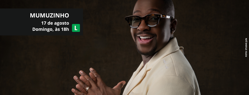 Mumuzinho faz show gratuito no Centro Cultural Sesi Sorocaba em agosto