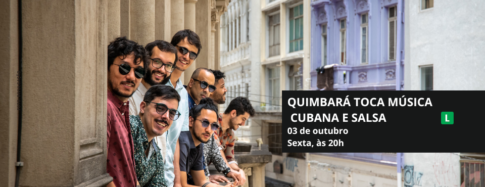 A Banda Quimbará traz show de música latina para o Centro Cultural Sesi Sorocaba