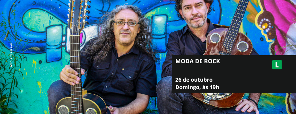 Com dupla de violeiros, “Moda de Rock”, chega ao Centro Cultural Sesi Sorocaba 
