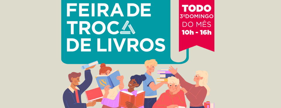 Feira de Troca de Livros do Centro Cultural Sesi Sorocaba estimula a leitura e socialização em evento gratuito
