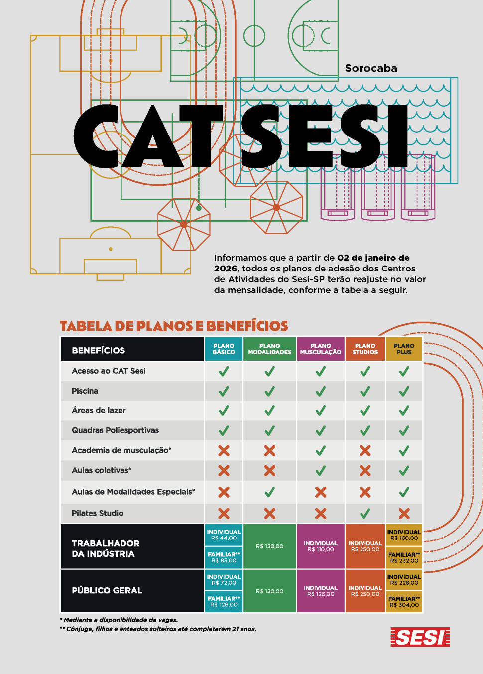 Novos valores a partir de 02/01/2026
