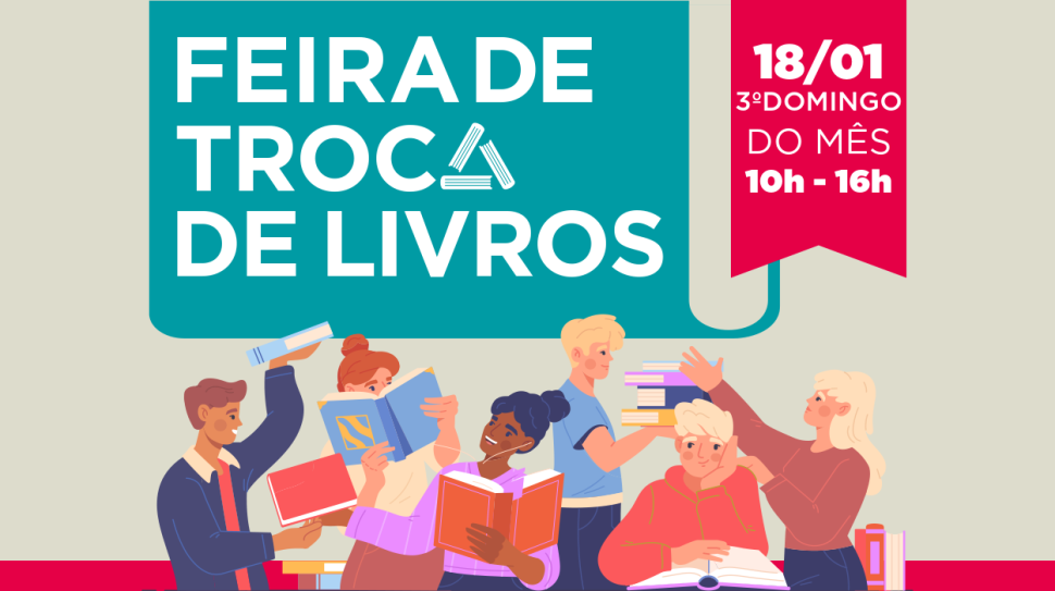 Centro Cultural Sesi Sorocaba realiza Feira de Troca de Livros para estimular o hábito da leitura 