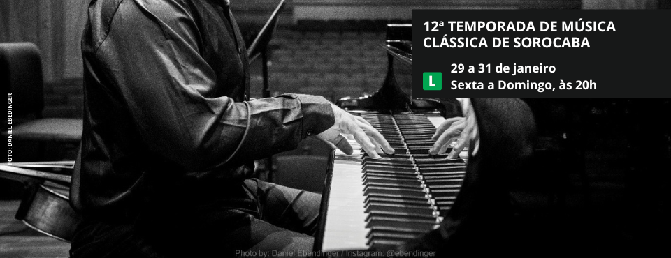 Semana do Piano Brasileiro reúne grandes nomes da música de concerto no Centro Cultural SESI Sorocaba 