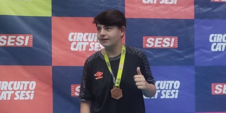 Confira o ranking da 1ª etapa do Circuito CAT Sesi de Tênis de Mesa de Sorocaba