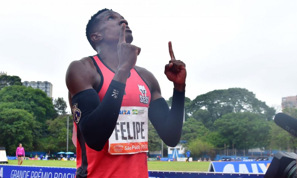 Com vitória emocionante, Felipe Bardi vence nos 100 metros do GP Brasil de Atletismo