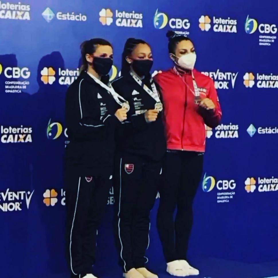 Ginasta Amanda Paulino conquista medalha de bronze no Campeonato Brasileiro Adulto