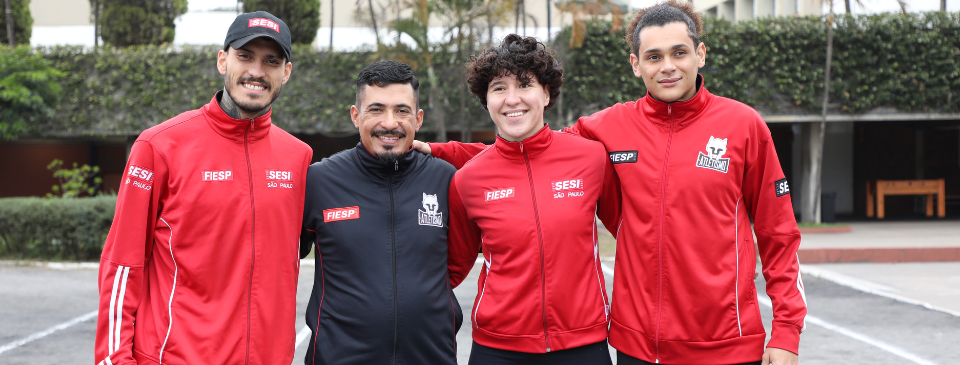 Atletas e técnico do Atletismo Paralímpico do Sesi-SP são convocados para os Jogos de Paris