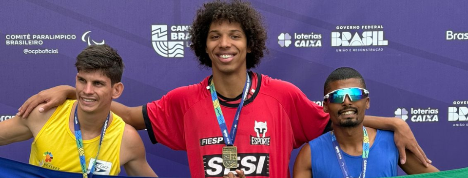 Equipe de Atletismo Paralímpico do SESI-SP é destaque no Campeonato Brasileiro 