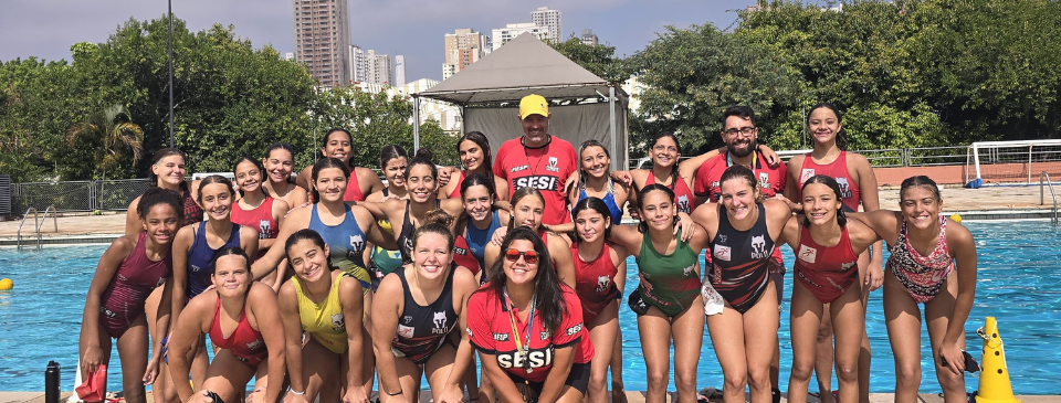 Sesi Santo André recebe SeleSESI do Polo Aquático na preparação para a temporada 2025 