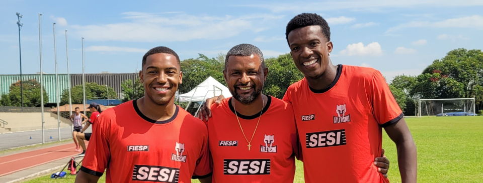 Dupla do SESI-SP irá disputar o Campeonato Sul-Americano Adulto e o Mundial de Revezamentos de Atletismo 