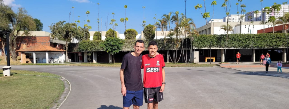 Atleta da base do SESI-SP segue os passos do pai Marilson dos Santos, e inicia sua história no Atletismo 