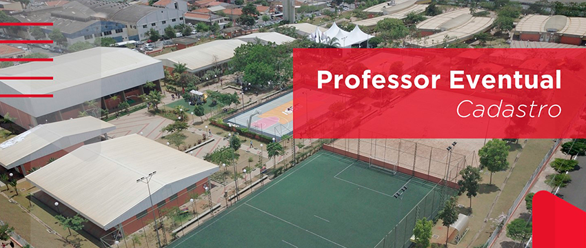 Cadastro para professor eventual