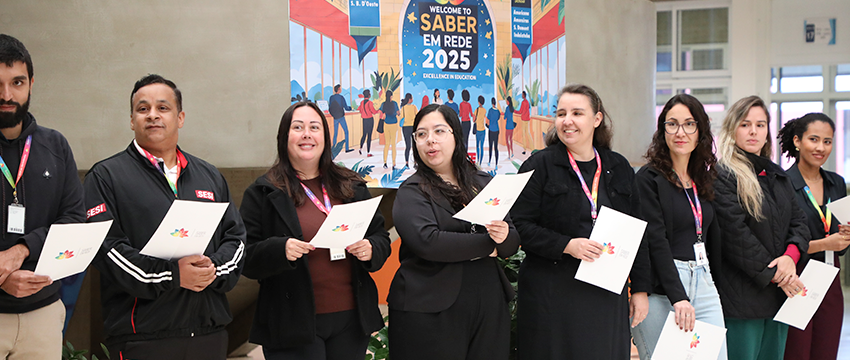 Saber em Ação: Profissionais da rede escolar SESI-SP participam de encontro de formação